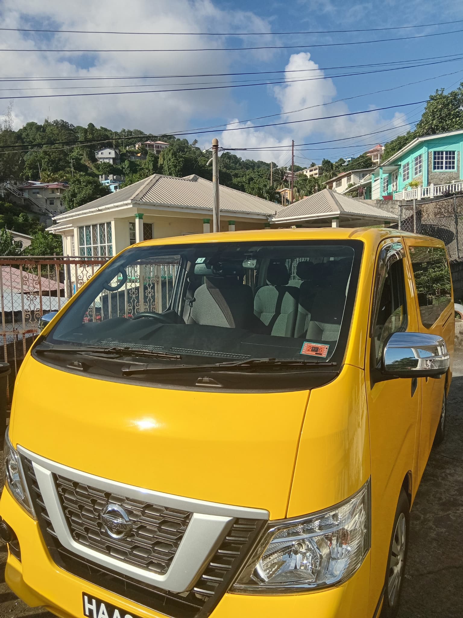 Ranchie Taxi - Nissan NV350 Interior
